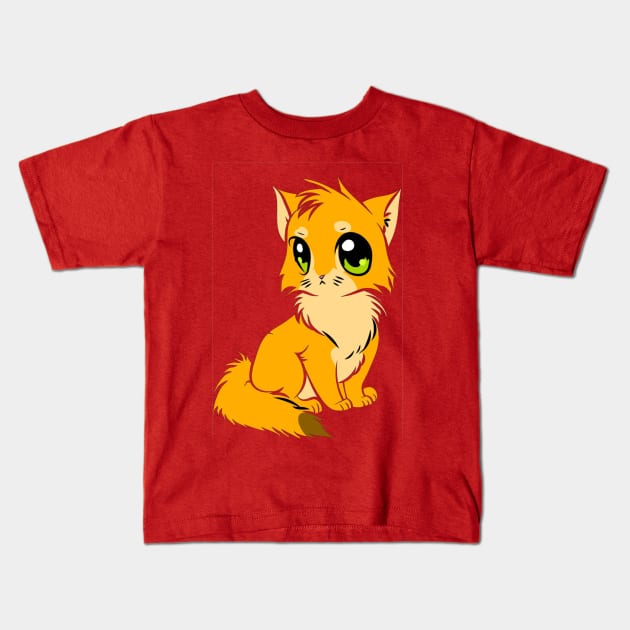 Cat T-shirt Kids T-Shirt by Alpha-store